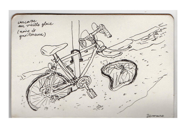 - L'hiver, les vélos- page 37