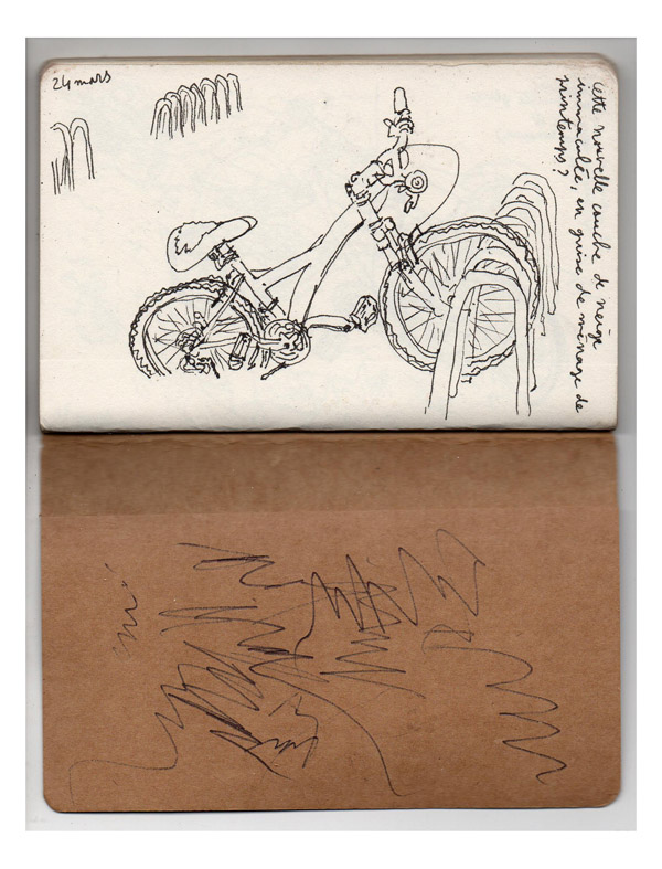 - L'hiver, les vélos- page 38