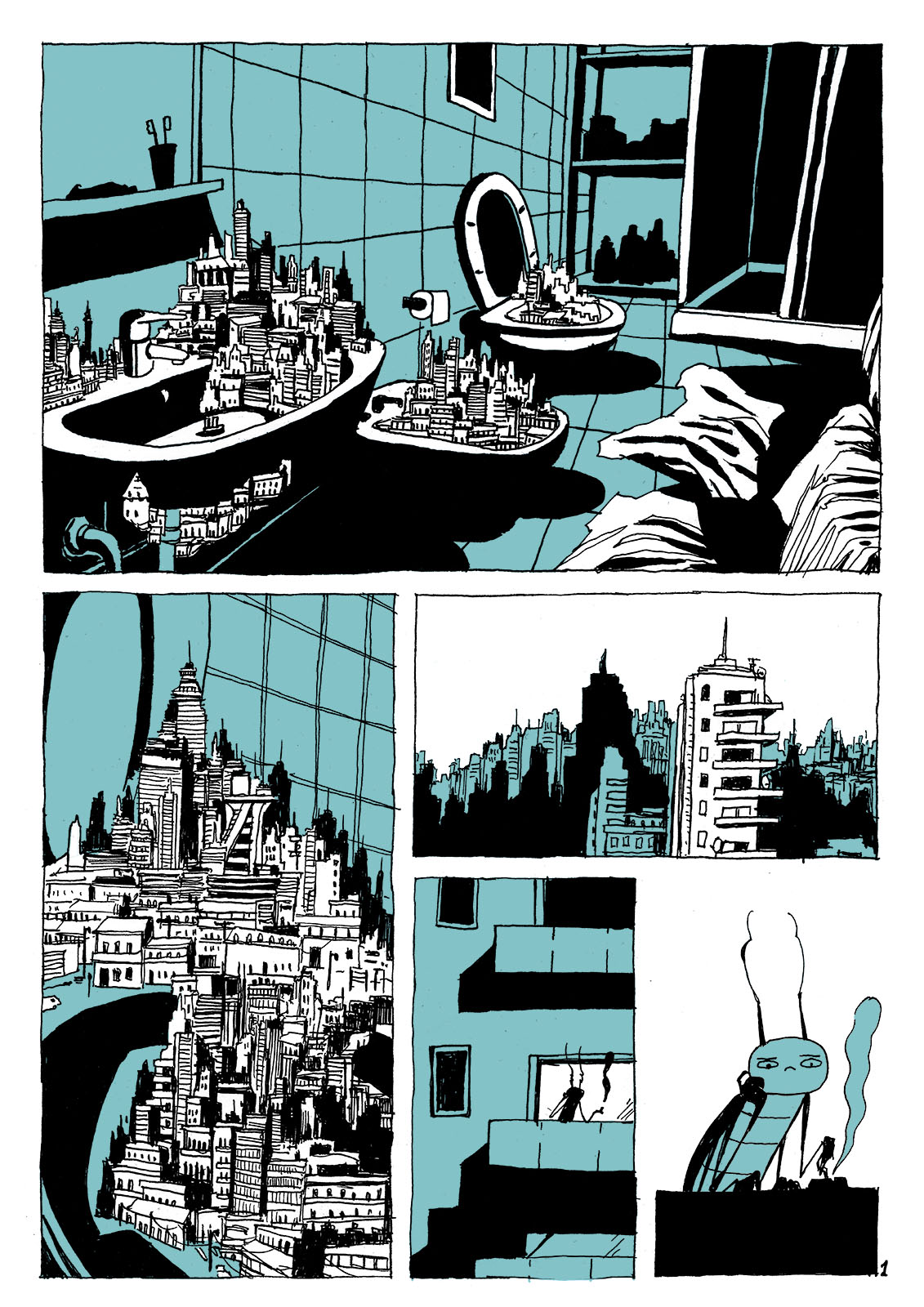 - La coccinella e la città- page 1