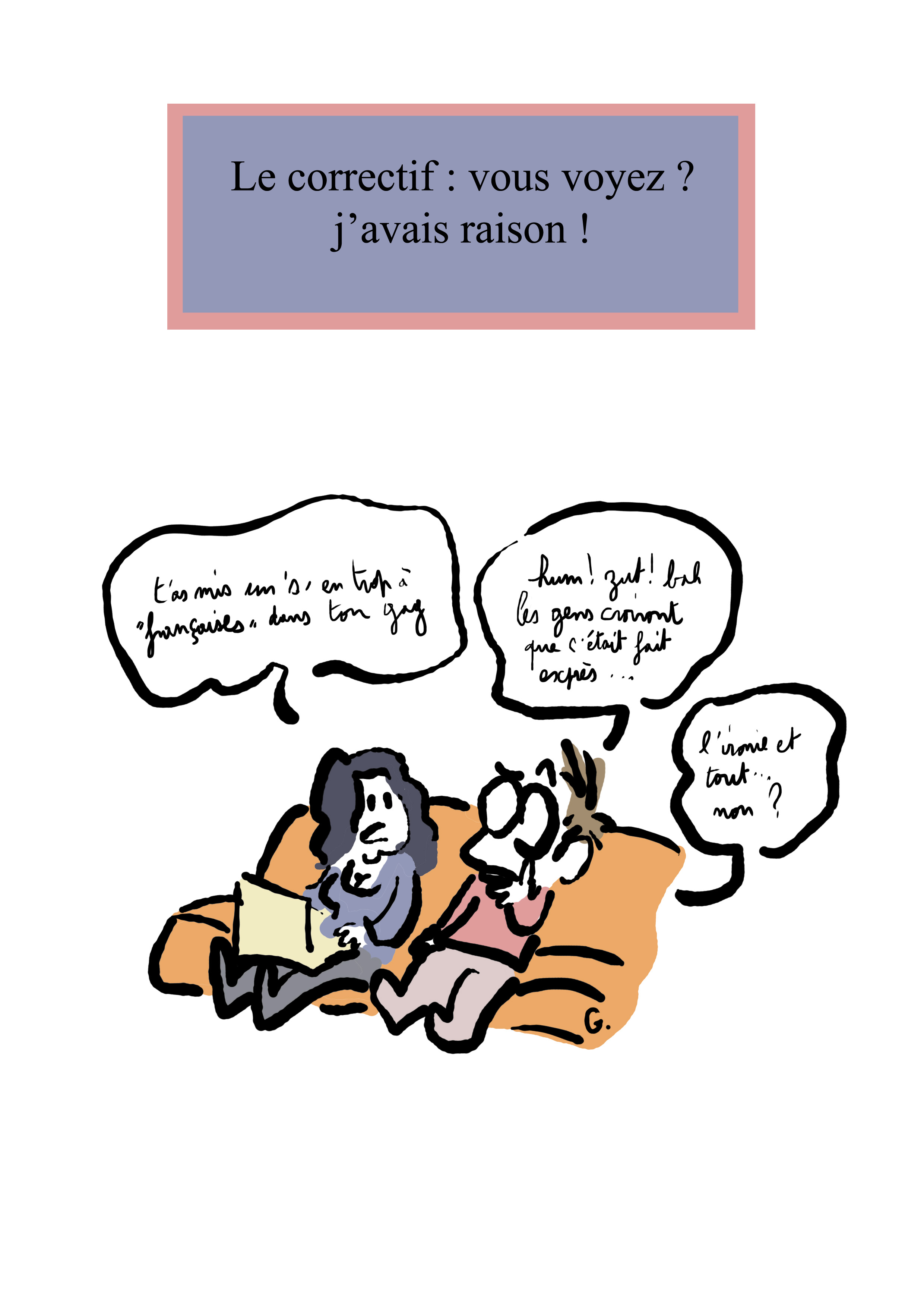 - Ma vie de prof (c'est un titre de merde, on est d'accord)- page 114