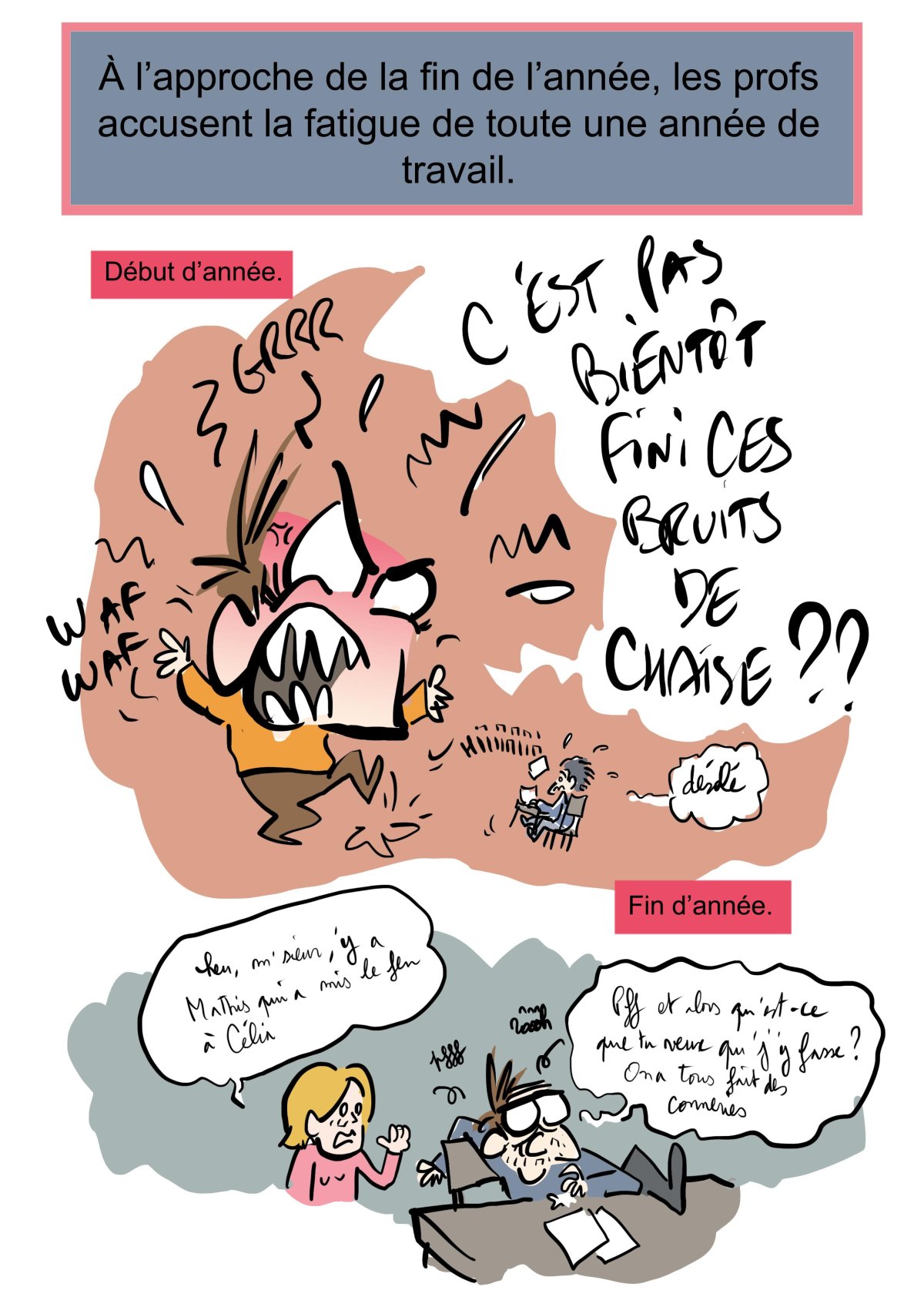 - Ma vie de prof (c'est un titre de merde, on est d'accord)- page 459