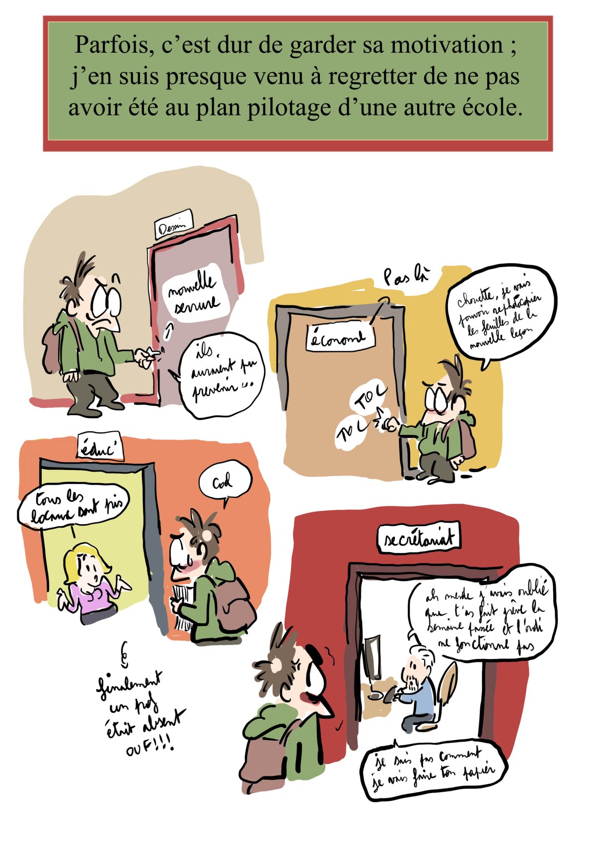 - Ma vie de prof (c'est un titre de merde, on est d'accord)- page 404