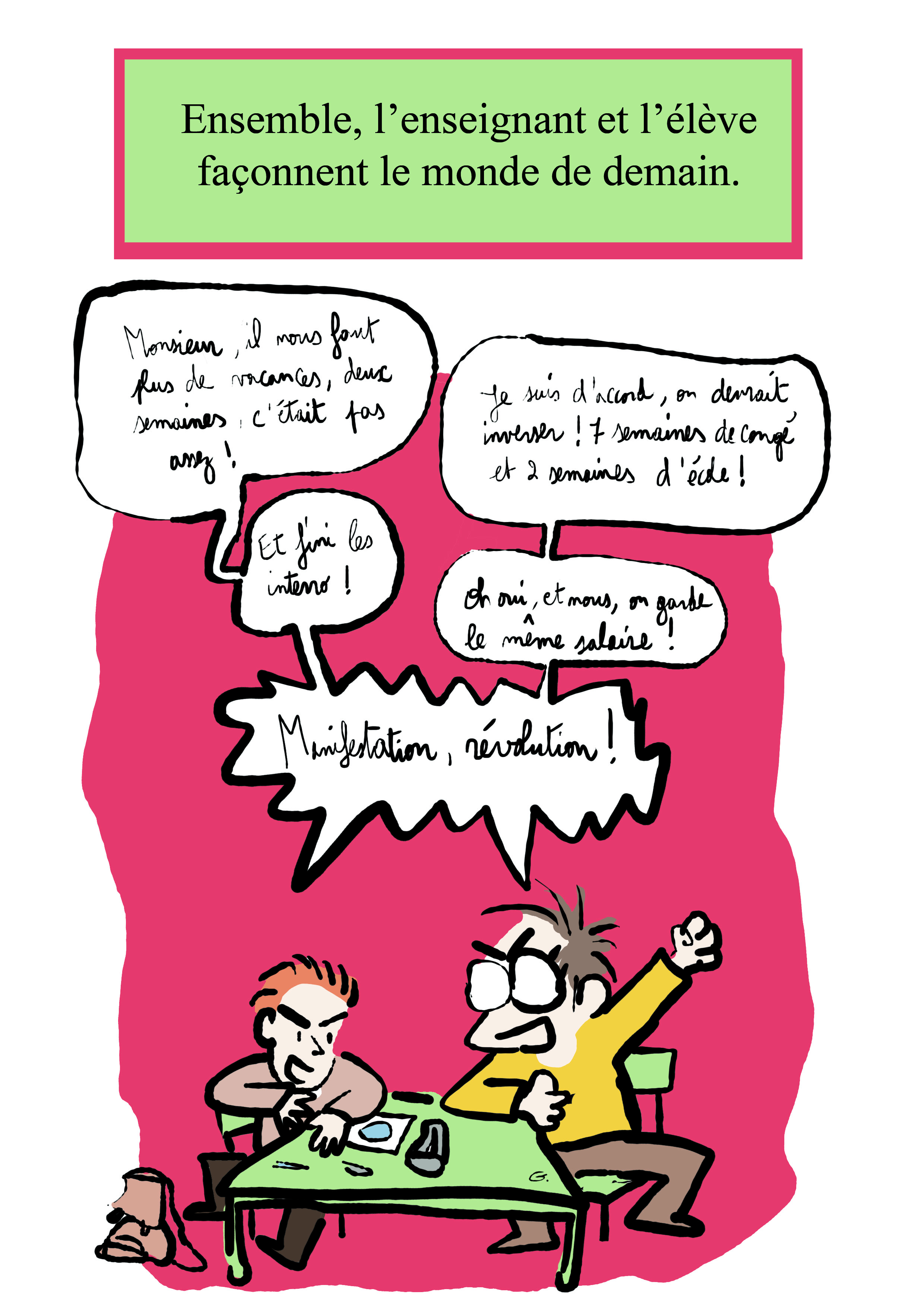 - Ma vie de prof (c'est un titre de merde, on est d'accord)- page 133