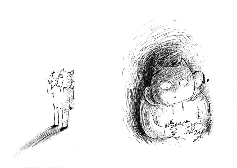 - J'étais née chien, chat et arbre - page 8