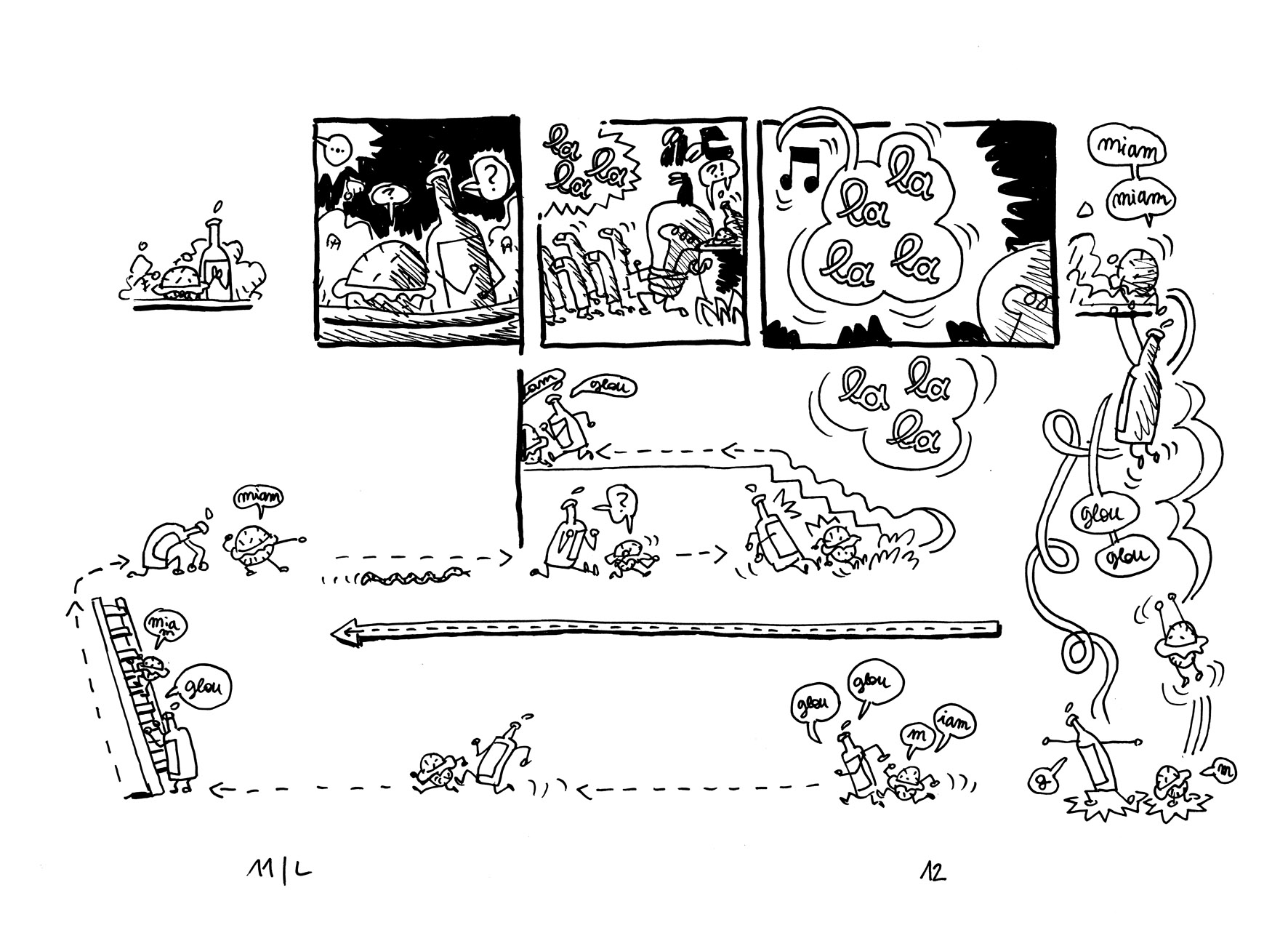 - MIAM-MIAM & GLOU-GLOU - Entre Eurêka, Guilis et Ooooom !- page 12