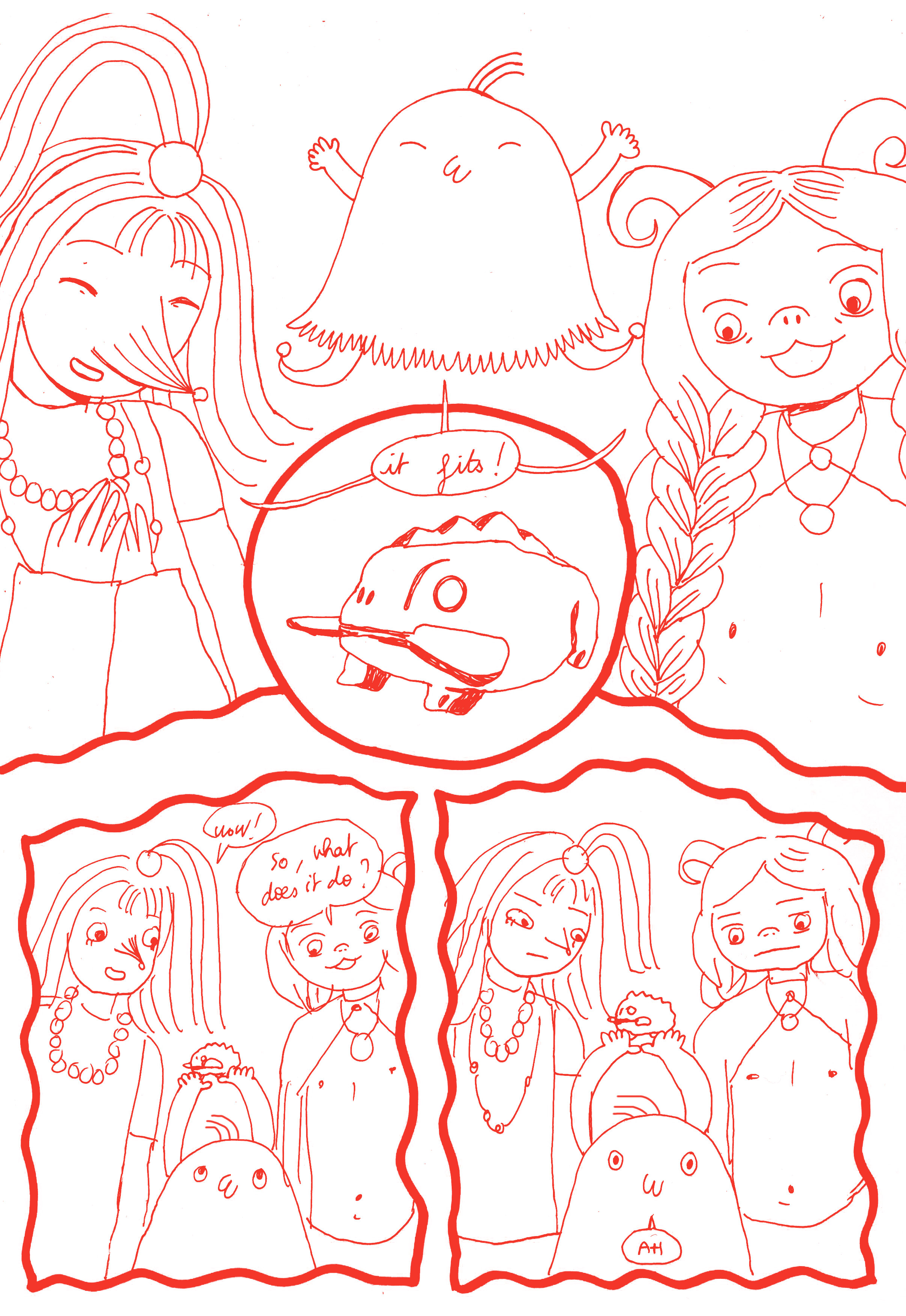 - Chacha, Baba and the mysterious frog- page 8