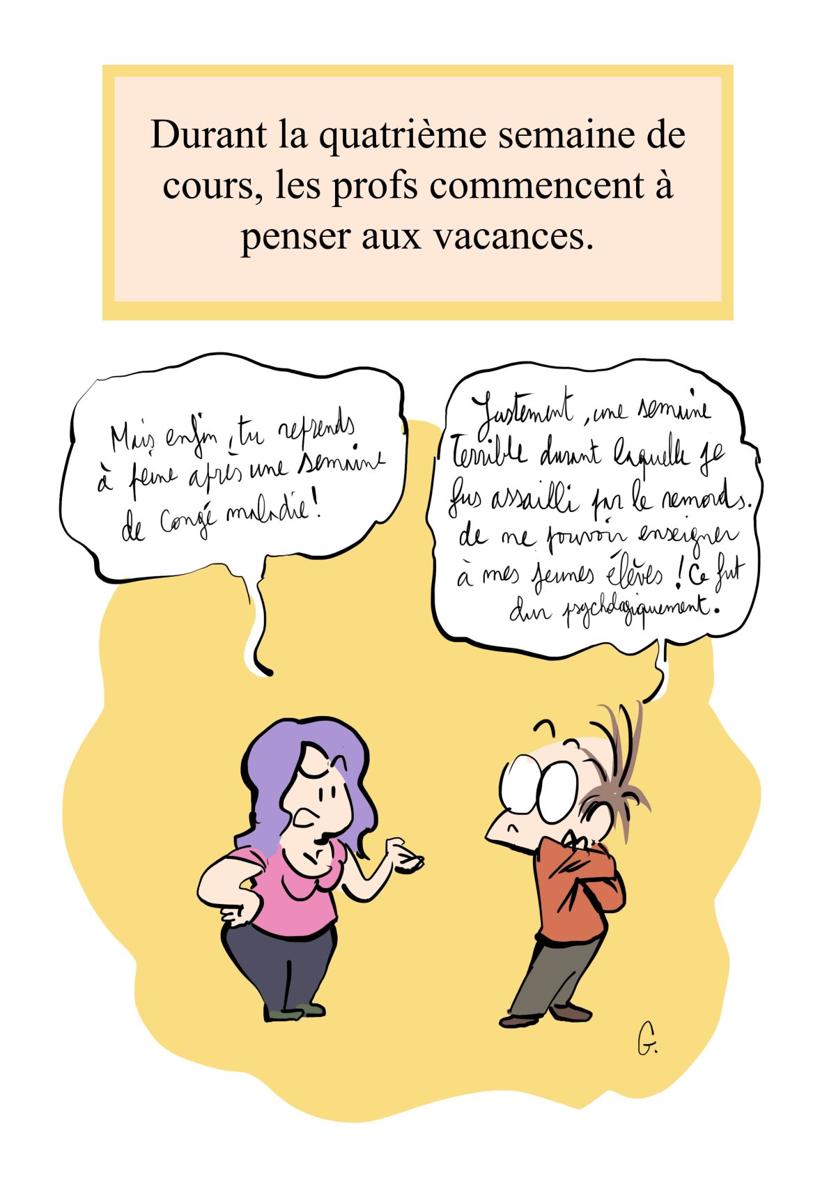 - Ma vie de prof (c'est un titre de merde, on est d'accord)- page 308
