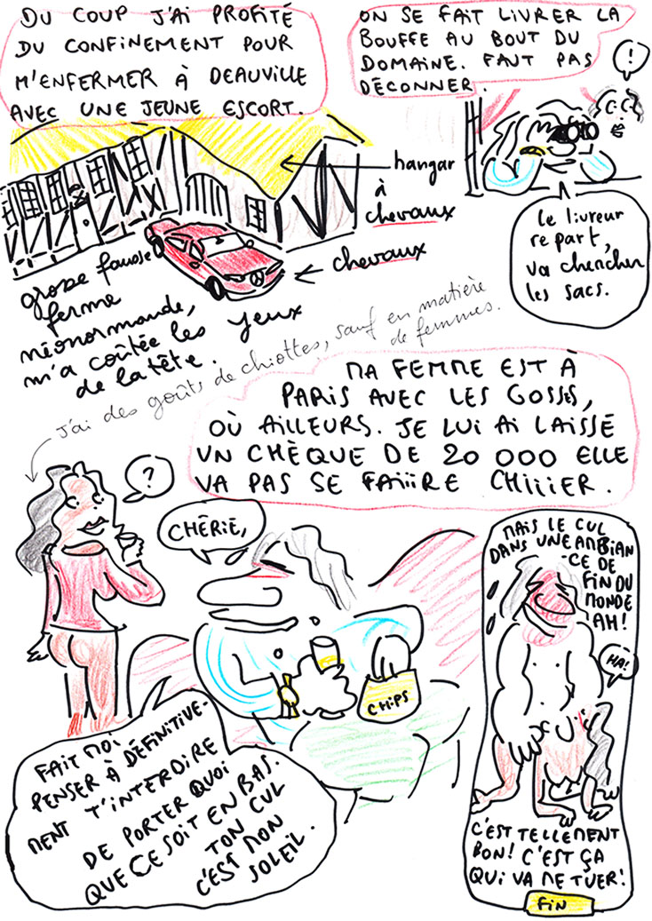 - GERARD DEPARDIEU : JOURNAL D'UN CONFINEMENT (ex : Journal d'un beauf en exil)- page 7