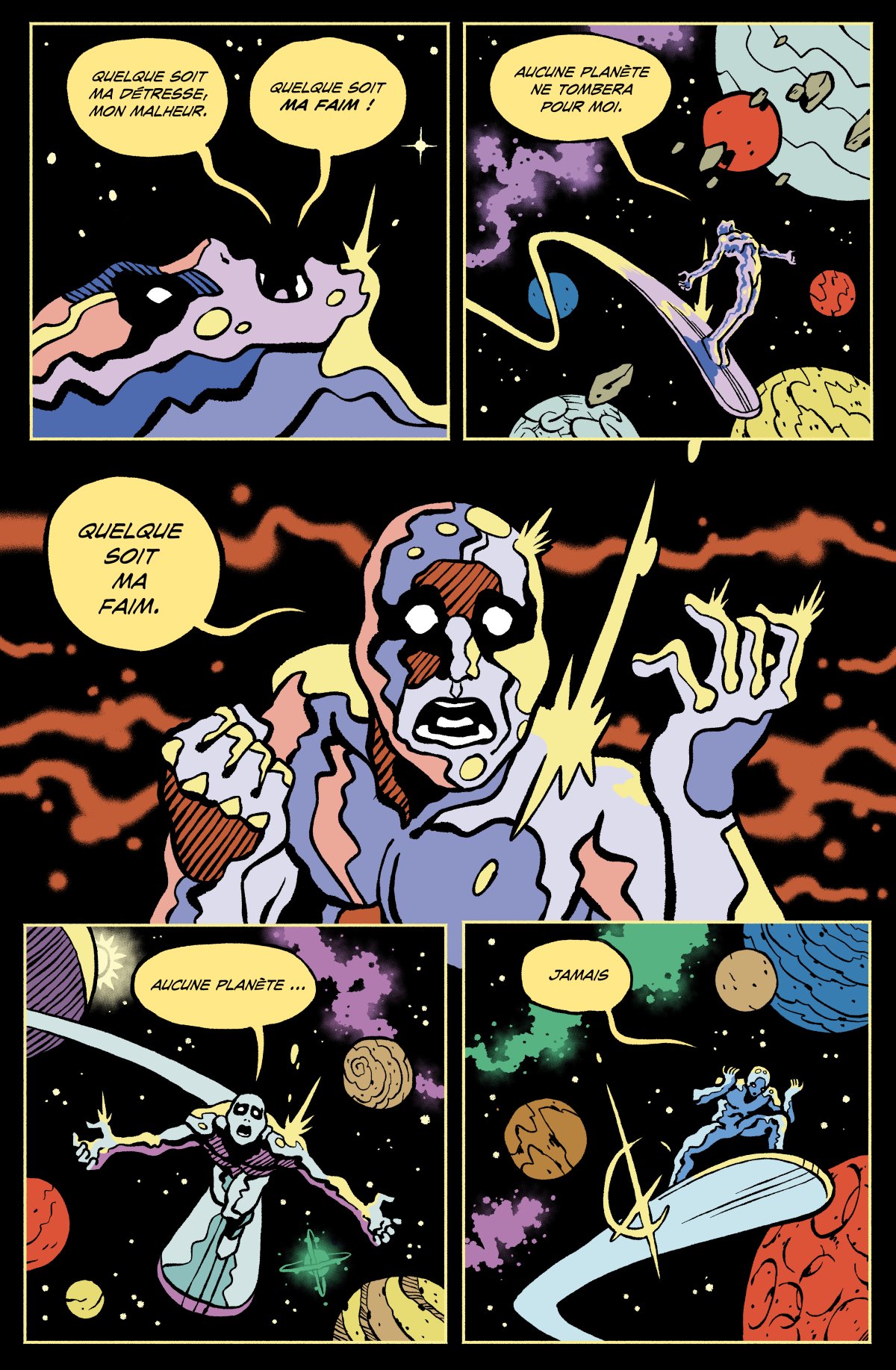 - the Silver Surfer suffers- page 13