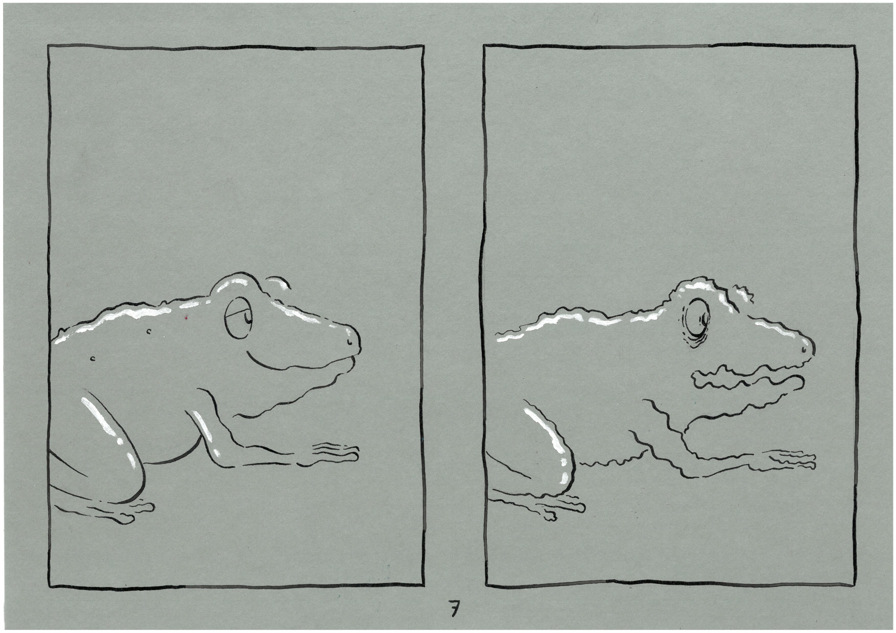 - THE FROG AND THE WATER- page 8