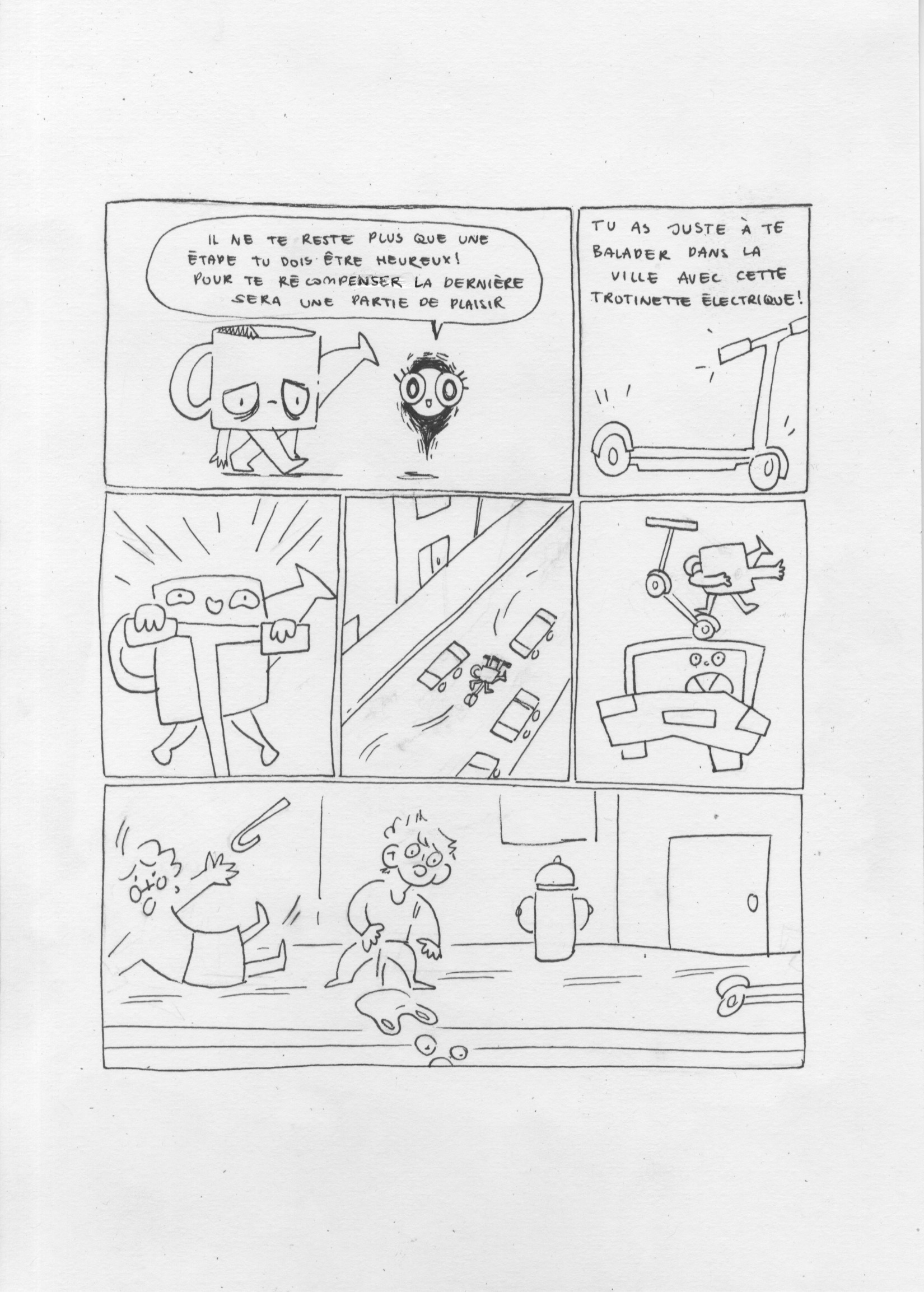 - Je veux conduire des voitures et regarder la télé- page 10