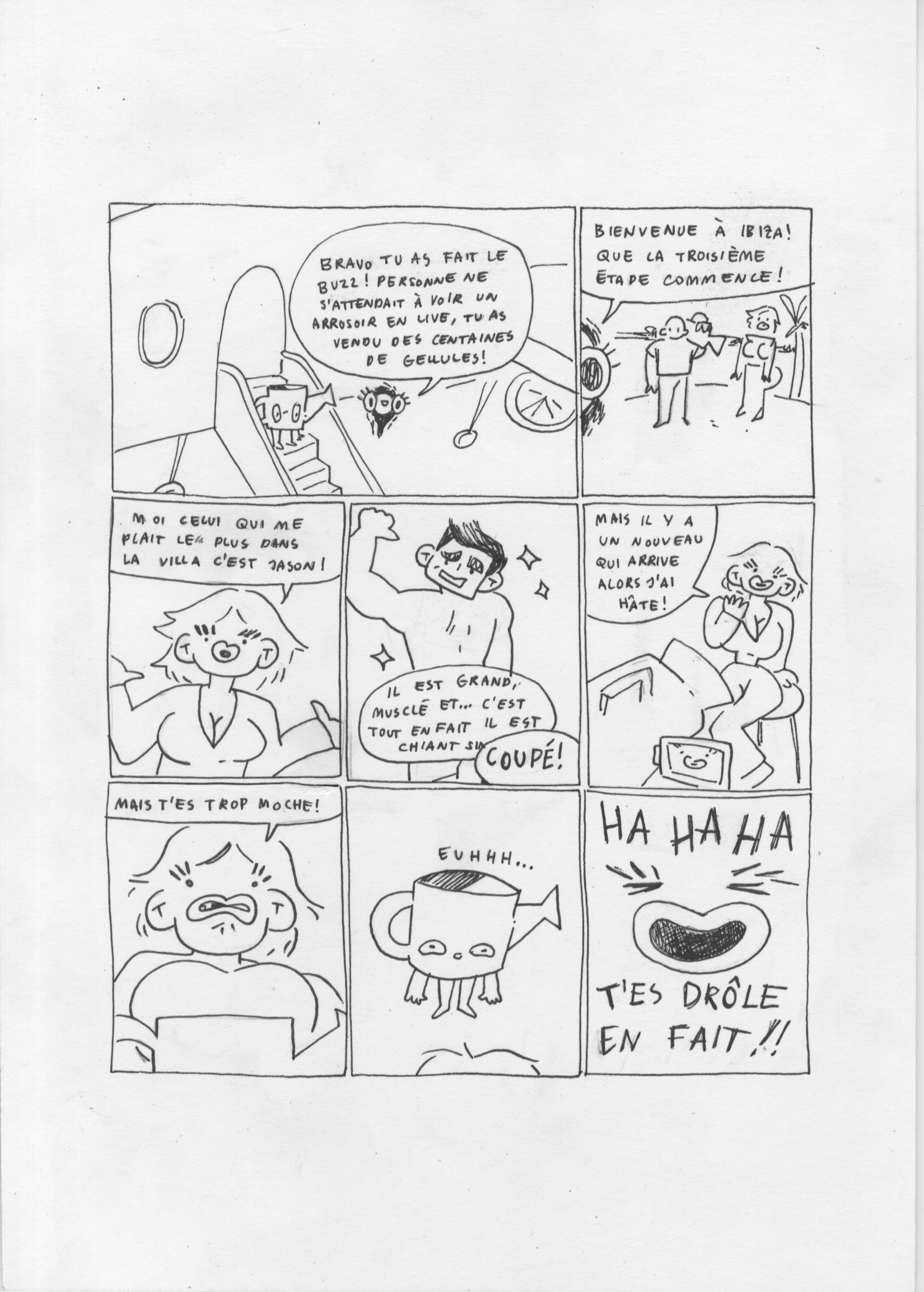 - Je veux conduire des voitures et regarder la télé- page 6