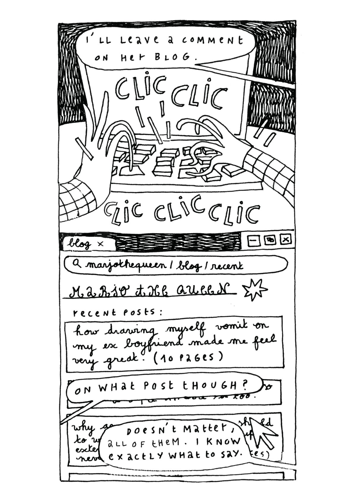 - marjorie and the "cybercarnetosphère"- page 9