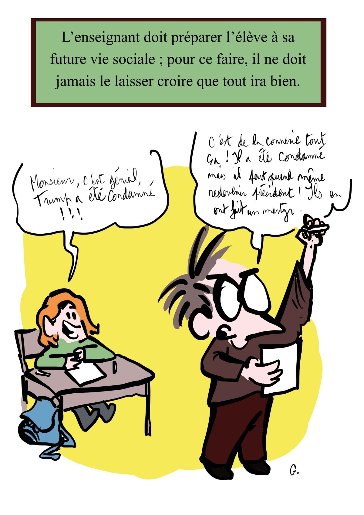 - Ma vie de prof (c'est un titre de merde, on est d'accord)- page 242