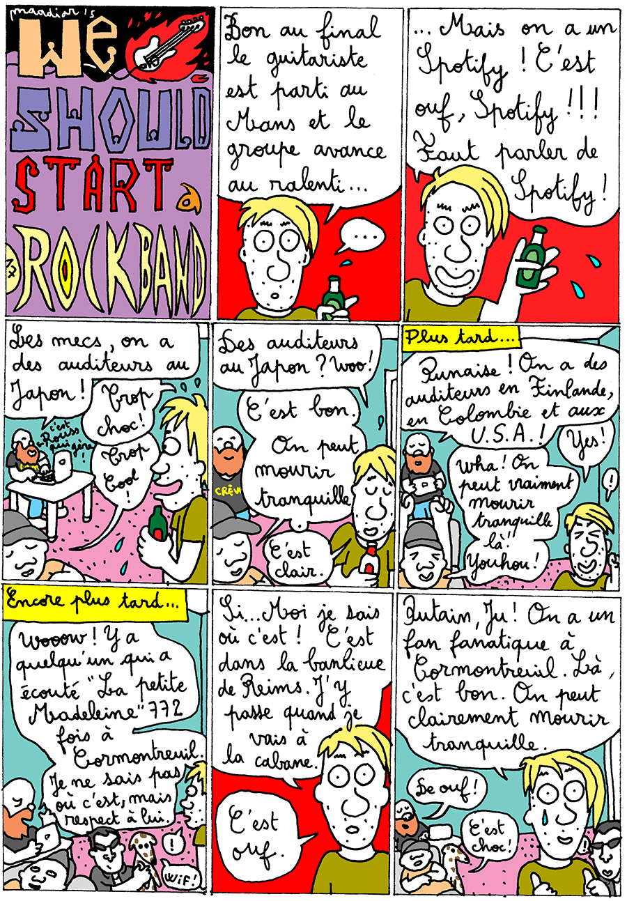 - WE SHOULD START A ROCK BAND- page 19