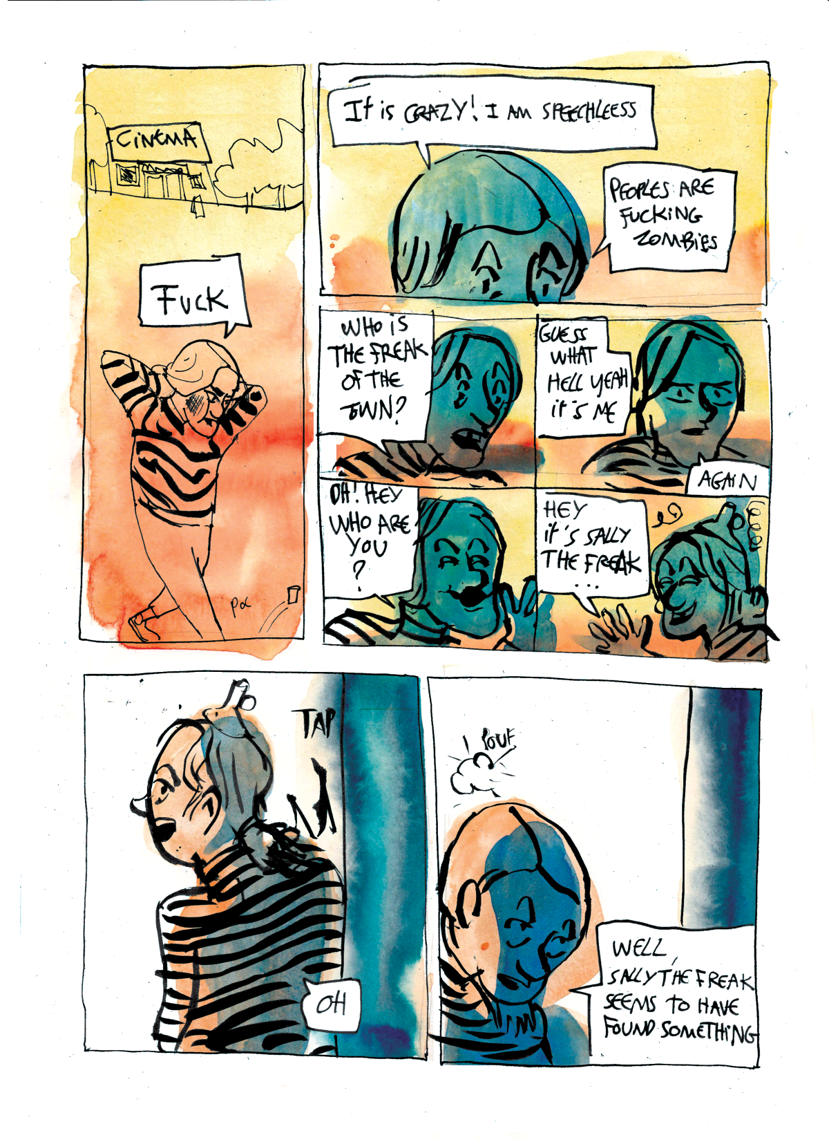 - Sally at the cinema- page 6