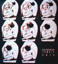Calendrier zombie 2013 By Tamia Baudouin