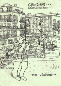 Croquis...  Bordeaux, Limoges, Rennes... By Pierre Ramine