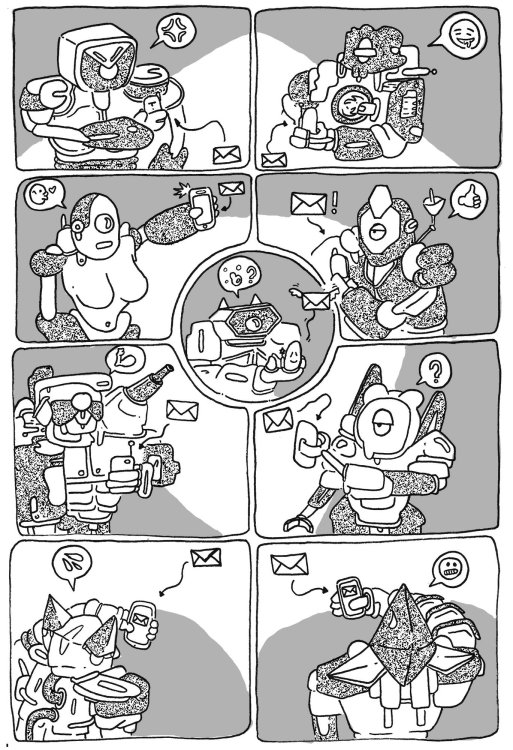  Bastien-Christophe - This is the story of Robots cleaning up a spaceship and a Guy who gets bored in space.page 6