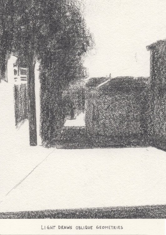 Elena Latini - Light draws oblique geometriespage 1