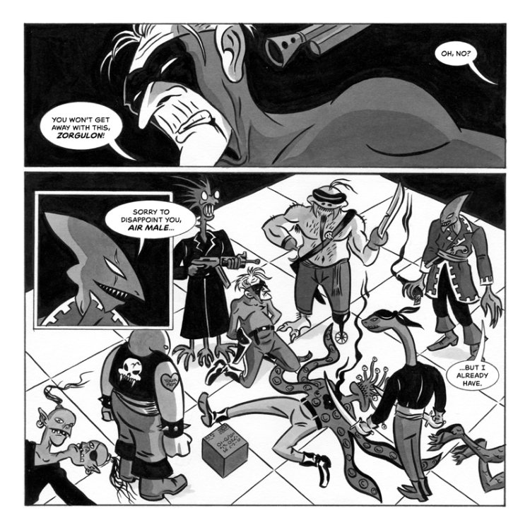 Dan Christensen - AIR MALE, THE INTERGALACTIC MAILMAN VS. THE SPACE PIRATESpage 2